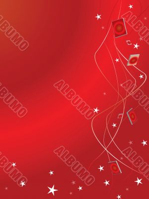 christmas background red