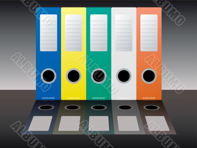 business binder shadow