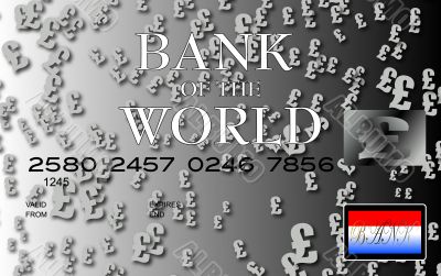 pound credit card silver