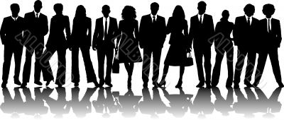 mixed business people