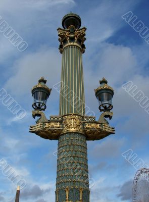 Ancient column in Paris