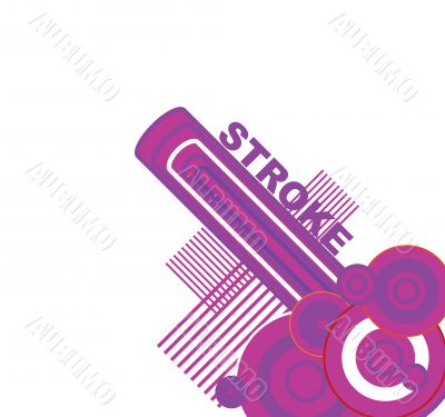 white stroke
