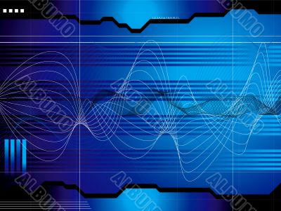 space outlook blue