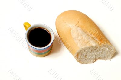 Coffee and bread