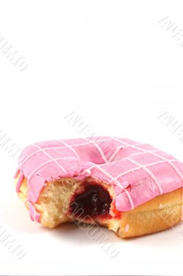 Jam filled doughnut