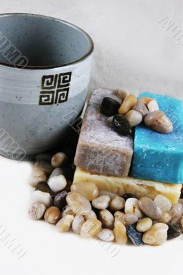 Soap and healing stones