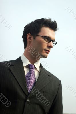 Businessman in a suit