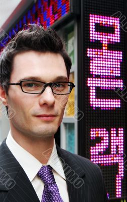 Businessman in the city Businessman in the city