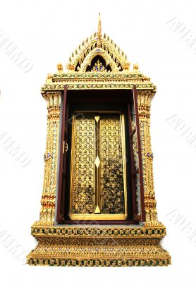 Gold temple in Thailand Gold temple in Thailand