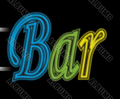 neon sign bar