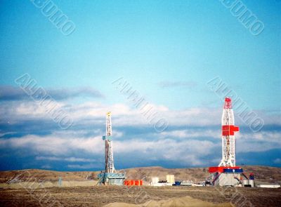 Oil field Rigs