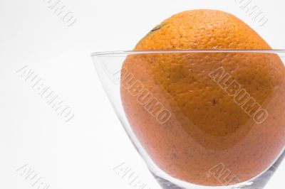 Orange in a Martini Glass
