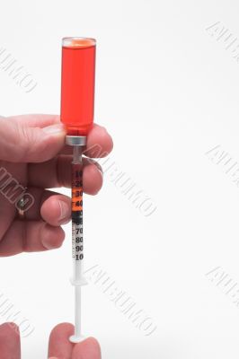 preparing an injection