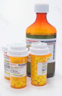 medicine bottles