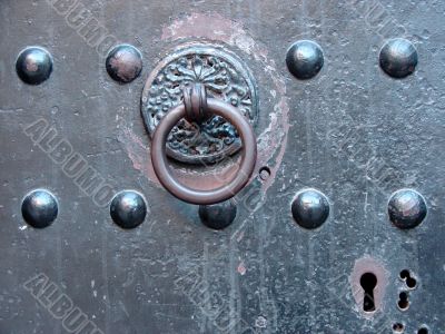 Ancient gate. A fragment