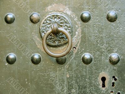 Ancient gate. A fragment