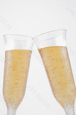 champagne in a celebratory champagne flute