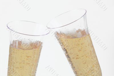 champagne in a celebratory champagne flute