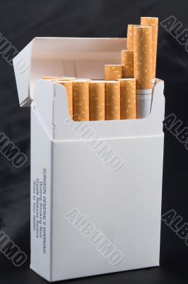 a pack of generic cigarettes