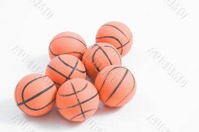 basketball style bouncy balls