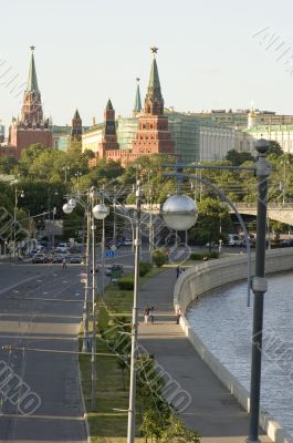 Kremlin wharf