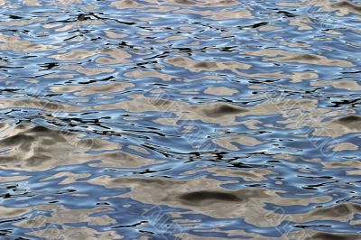Blue ripples