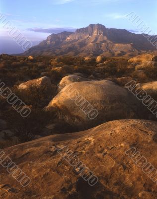 Guadalupe Mtns & Boulders Guadalupe Mtns & Boulders