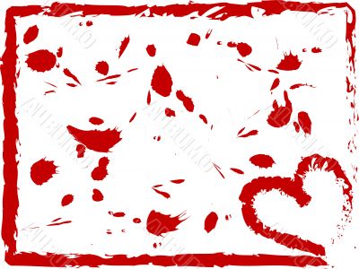 Grunge heart
