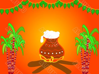 Indian harvest festival design