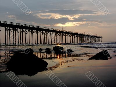 Sunrise Pier Carolina Beach