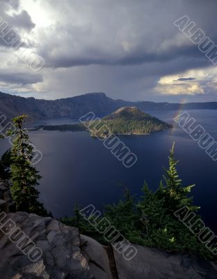 Crater Lake Rainbow