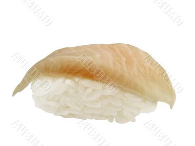 Halibut sushi