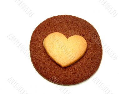 Heart biscuit