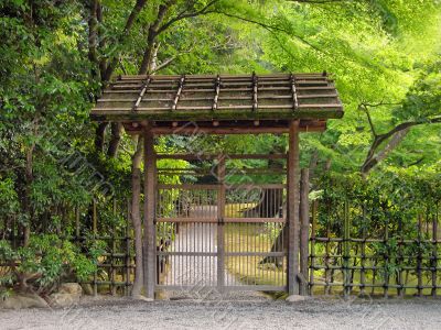 Wooden gate