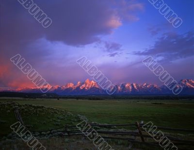 Tetons &amp; Fence #1