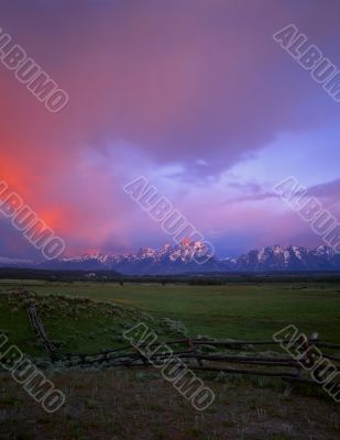 Tetons &amp; Fence #2