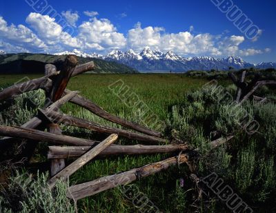 Tetons &amp; Fence #3