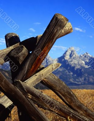 Tetons &amp; Fence #5