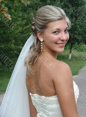 Young nice bride