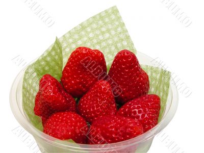 Strawberries in a cup