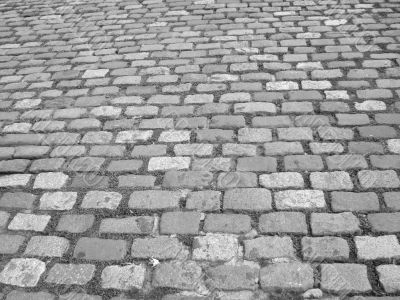 Cobblestone road