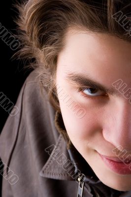 Boy half face Boy half face