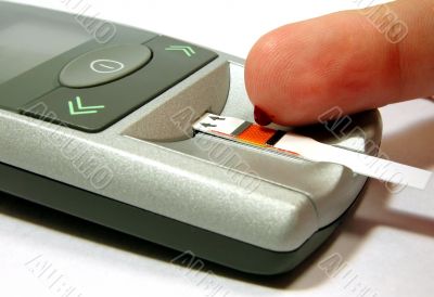 Performing bood test