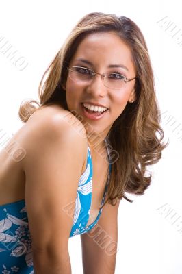 Beautiful Brunette with lenses Beautiful Brunette with lenses