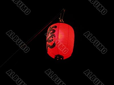 Japanese red lantern