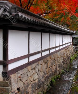Autumn Japanese temple