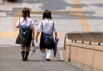 Japanese schoolgirls
