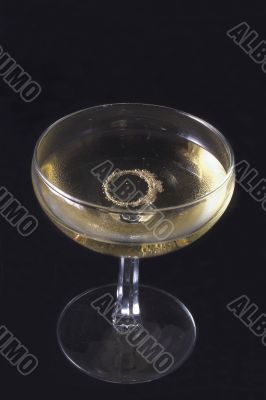 Engagement Ring in Champagne