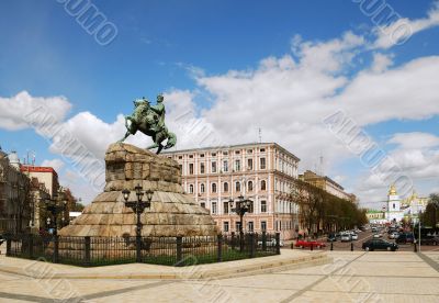 Bogdan Khmelnitsky monument in Kiev