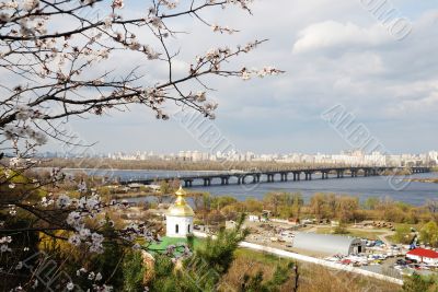 Kiev landscape from top